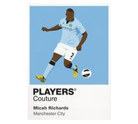 Micah Richards Man City Icon Frame Men's T-Shirt - Navy / M