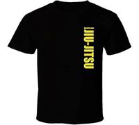MICAOJI Brazilian Jiu Jitsu Gym Combat Fitness Training T Shirt 100 Cotton O Neck Summer Short Sleeve Black L