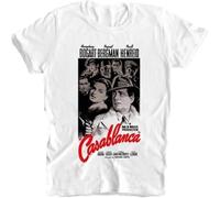 MICAOJI Casablanca Movie Bogart Film Movie Gift Funny Tee T Shirt 733 White L