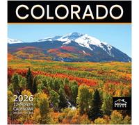 MICASA Colorado 2026 Wall Calendar 12 Month | 12" x 24" Open | Thick & Sturdy Paper | Giftable | Calendar 2026