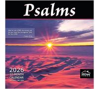 MICASA Psalms 2026 Wall Calendar 12 Month | 12" x 24" When Open | Thick & Sturdy Paper | Giftable | Calendar 2026