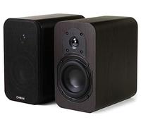 Micca BOW RB42 Reference Bookshelf Speaker with 4-Inch Woofer and Silk Tweeter (Dark Walnut, Pair)