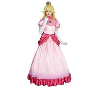 miccostumes Womens Anime Costume Princess Cosplay Dress and Crown with Underskirt and Gloves (M)