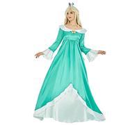 miccostumes Womens Anime Costume Princess Cosplay Kawaii Dress and Crown with Bustle (XL, GREEN)