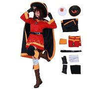 miccostumes Women's Wonderful Cosplay Cloak Costume Red Dress costume