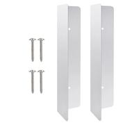 Mice Blocker for Garage - 2 Pieces Corner Guard, Door Barrier, Stainless Steel Security Shield, Hardware Home Improvement, Prevention for Snake Proof Frame Bottom Interior Room