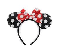 Mice Ears Headhand for Women Girls Bows Shiny Glitter Birthday Party Themed Events