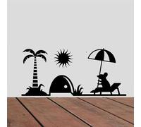 Mice Hole Skirting Board Sticker - Stickers for Cats - Home Decor - Wall Art - Wall Decal Sticker (Summer Mouse)