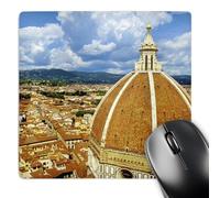 Mice Mat Cathedral, Duomo Santa Maria Del Fiore, Florence Italy Anti-Slip Rubber Base Mouse Pad Waterproof Mouse Mat For Laptop Pc Office 25X30Cm