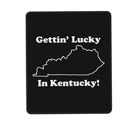 Mice Mat Gettin' Lucky In Kentucky Comfortable Mouse Mat Waterproof Mouse Pad For Home Computer Pc 25X30Cm