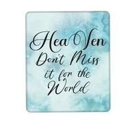 Mice Mat Heaven Don'T Miss It Comfortable Gaming Mousepad Wear Resistant Desk Pad For Home Office Laptop 25X30Cm