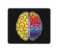 Mice Mat Human Brain Hemispheres Waterproof Gaming Mousepad Comfortable Desk Pad For Work Home Office 25X30Cm