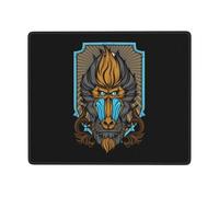 Mice Mat Mighty Monkey Head Stitched Edges Mouse Pad Anti-Slip Rubber Base Desk Pad For Work Computer Laptop 25X30Cm