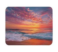 Mice Mat Sunrise Over The Ocean Anti-Slip Rubber Base Desk Pad Wear Resistant Mouse Pad For Pc Office Home 25X30Cm