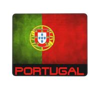 Mice Mat Vintage Portugal Portuguese Flag Improves Speed And Precision Gaming Mousepad Waterproof Desk Pad For Home Desk Office 25X30Cm
