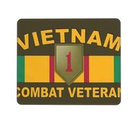 Mice Pad 1st Infantry Division Vietnam Combat Table Mat for Office 10x12in