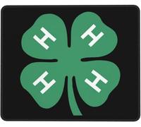 Mice Pad 4-H Clover Gaming Mouse Pad for Computer 10x12in