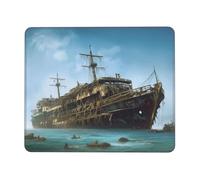 Mice Pad Abandoned Cruise Ship at Sea Mice Mat for Computer 10x12in