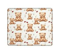 Mice Pad Bear Playful Fanciful Ladybug Grass N/a Gaming Mouse Mat for