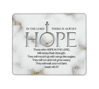 Mice Pad Hope in The Lord Scripture Verse Isaiah Table pad for Office