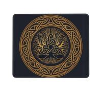Mice Pad Irish Knot Trinity Knot Tree Life Art Wear Resistant Gaming Mouse Mat Durable Table Mat For Pc Computer Work 10X12In