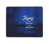 Mice Pad Jesus is The Reason for The Season Mouse Mat for Laptop 10x12in