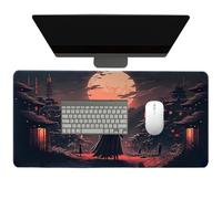 Mice Pad Large - Oversized mouses Mat with Smooth Texture | Non-Slip gamings Pad for Keyboard Laptop Work Desk Setup Chinese Theme Office Computer Table Decoration