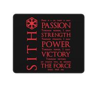 Mice Pad The Sith Code Spill-Resistant Gaming Mousepad Waterproof Table Mat For Office Home Pc 10X12In