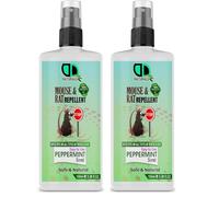 Mice Spray Repellent Indoor Rat & Mouse Repellent Peppermint Oil Mouse Repellent: Non-staining Rat Repellent, Mice Repellent, and Rat Repellent with Peppermint Oil (100ml Spray) (Pack of 2)