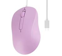 Mice Wired - 4.29x2.56x1.5 Inches USB Cabled for Computers, Plug-and-Play Silent Anti-Slip Ergonomic Accessories with Comfortable Grip, for Men, Women, Desktop, Game, School, Office, Home
