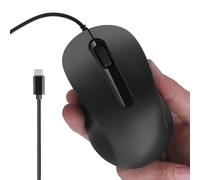 Mice Wired- Compact Optical Device with 1000DPI Cursor Speed, Smooth Scroll Wheel, Lightweight Structure, Long Lifespan Buttons | Reliable Accessory for Study Room Workplace Notebook Student Setup