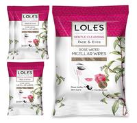 Micellar Face Wipes Multipack - Rose Water Face Wipes - Eye Makeup Remover and Cleansing Facial Wipes - Make up Remover Wipes with Plant-Based