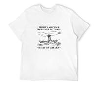 Micerice Theres No Place Id Rather Be Than Beaver Valley Tshirt - Standard T-Shirt White XL