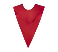 MICFENY Doctoral Graduation Stole Premium Satined Fabric V Neck Design Formal Academic Event with Multiple Color Option