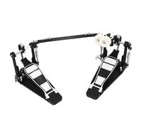 MICFENY Double Bass Drum Pedal Mount Double Chain Drives Foot Percussions Hardware for Kicks Drum Set and Electronic Drum