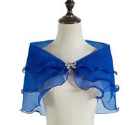 MICFENY Elegant Bridal Sheer Shawl 3-Layer Shoulder Wrap Lightweight Bridal Shrug Tops for Wedding Dress Arm Coverage Up