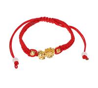 MICFENY Red String Bracelets Chinese Feng Shui Wealth Lucky Gold Xiu Pendant Kabbalah Braided Jewelry Gift Charm Making Kit For Girls