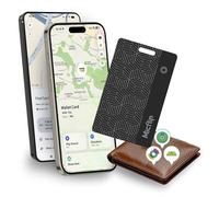 MICFLIP Apple MFi Certified Wallet Tracker,Dual System Tracker Smart Card (iOS and Android) Bluetooth 0.07in Slim Wallet Tracker Card for Wireless Charging Finder Keys,Wallet,Luggage（1 Pack）