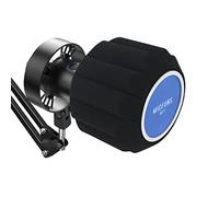 Micfuns MF2 Microphone Windscreen Pop Filter,Side Cutout 45-60-mm Suspended Microphones SM7B, Sound Absorbing Foam Reducing Noise And Reflections
