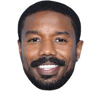 Michael B Jordan (Beard) Celebrity Mask, Flat Card Face, Fancy Dress Mask