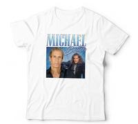 Michael Bolton Appreciation Unisex T-Shirt - Funny Throwback Homage Tee - XL White