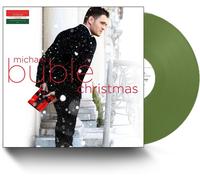 Michael Buble Christmas [Limited Edition Green Vinyl] Vinyl LP in Black Michael Buble Black