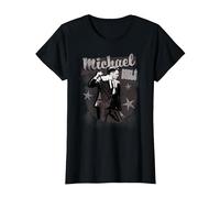 Michael Bublé On The Mic Vintage Style T-Shirt, Women, Black, X-Small