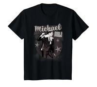 Michael Bublé On The Mic Vintage Style T-Shirt, Youth, Black, Medium