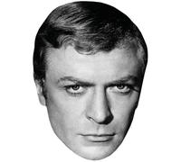 Michael Caine (BW) Celebrity Mask, Flat Card Face, Fancy Dress Mask