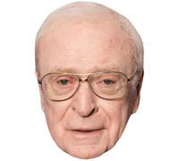 Michael Caine (Glasses) Celebrity Mask, Flat Card Face, Fancy Dress Mask