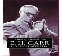 Michael Cox E.H. Carr: A Critical Appraisal Paperback Book Michael Cox Multicolor