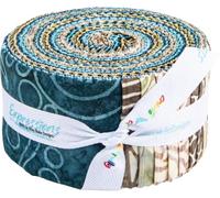 Michael Davison Expressions Batiks Sunken Treasure 40 2.5-inch Strips Riley Blake RP-23717-40