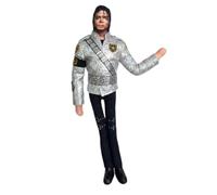 Michael Doll Plush Mj Pillow King of Pop Music Legend Plushies，02-B