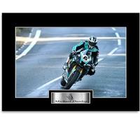 Michael Dunlop Motorcycle Racer A4 Printed Signed Autograph Photo Display Mount Poster Gift